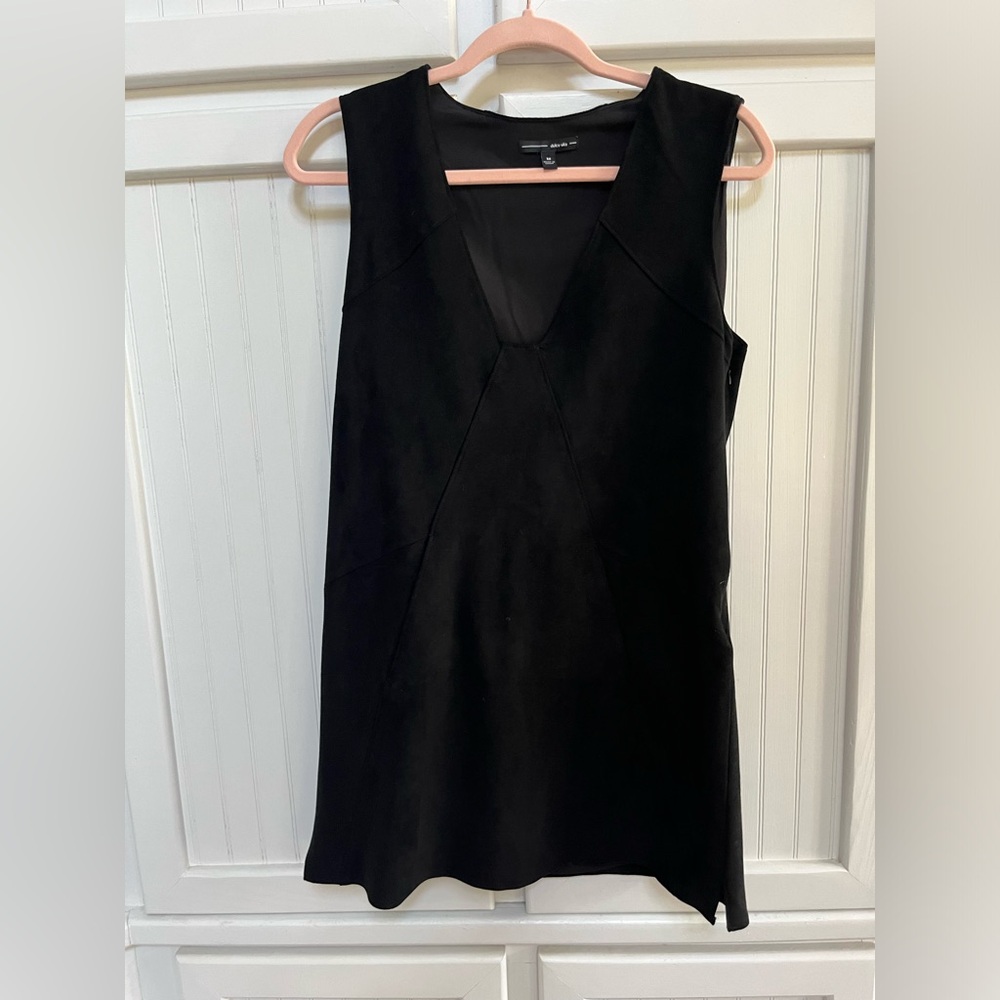 Dolce Vita black suede dress.